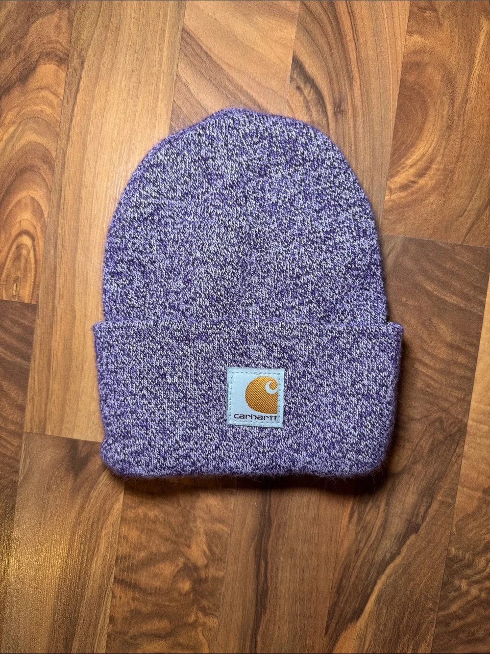 Carhartt Kids Heather Purple Cuffed Beanie